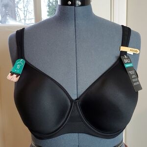 Bali Black Full-Coverage Bra - 40DD